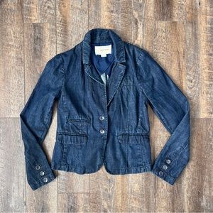 Denim blazer